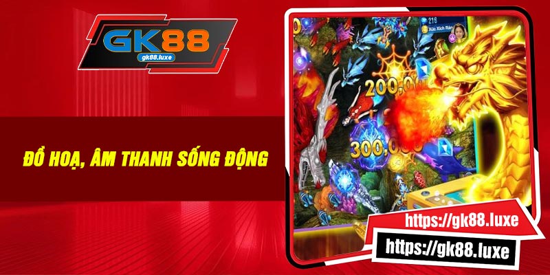 Đồ hoạ, âm thanh sống động